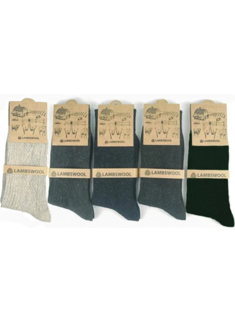 Kral Socks Kral 5-Piece Winter Wool Women's Socks Lambswool Package Size: 40-44