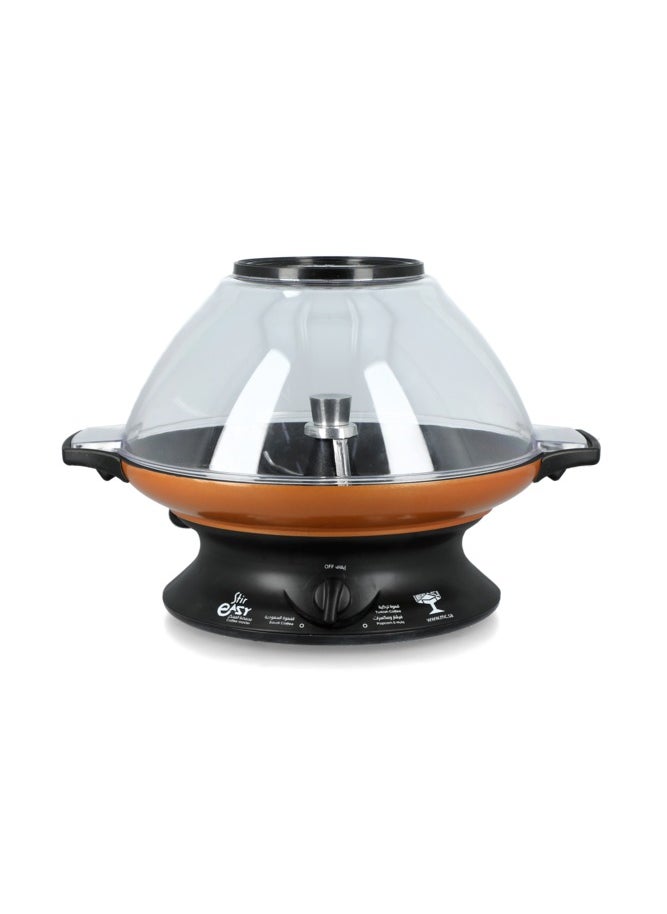 MCLINE 1000W Automatic Temperature Control Coffee Roaster Black and Clear 26.04 x 36.83 x 36.83 cm PC-100 - 220V  - Image 1
