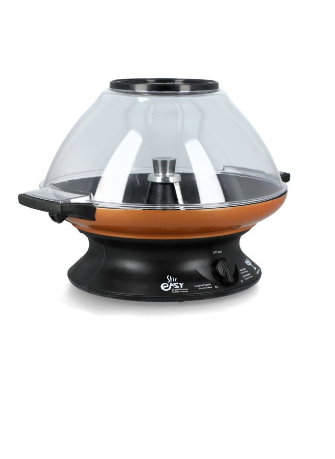 MCLINE 1000W Automatic Temperature Control Coffee Roaster Black and Clear 26.04 x 36.83 x 36.83 cm PC-100 - 220V  - Image 3