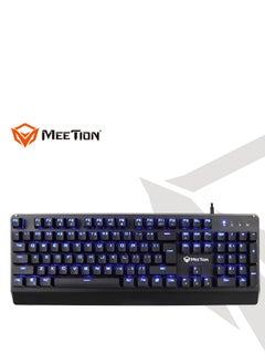 Meetion MK01 Classic original design, Full key Anti-ghosting, 12 Multimedia Shortcuts, USB braided cable, Plug & Play, System Compatible RGB Mechanical Keyboard