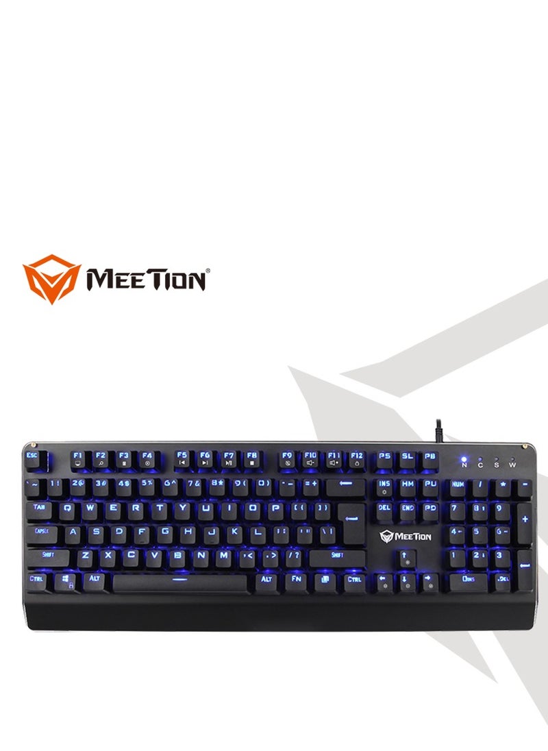 Meetion - Meetion MK01 Classic original design, Full key Anti-ghosting, 12 Multimedia Shortcuts, USB braided cable, Plug & Play, System Compatible RGB Mechanical Keyboard - Image 1