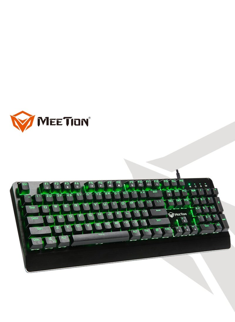 Meetion - Meetion MK01 Classic original design, Full key Anti-ghosting, 12 Multimedia Shortcuts, USB braided cable, Plug & Play, System Compatible RGB Mechanical Keyboard - Image 1