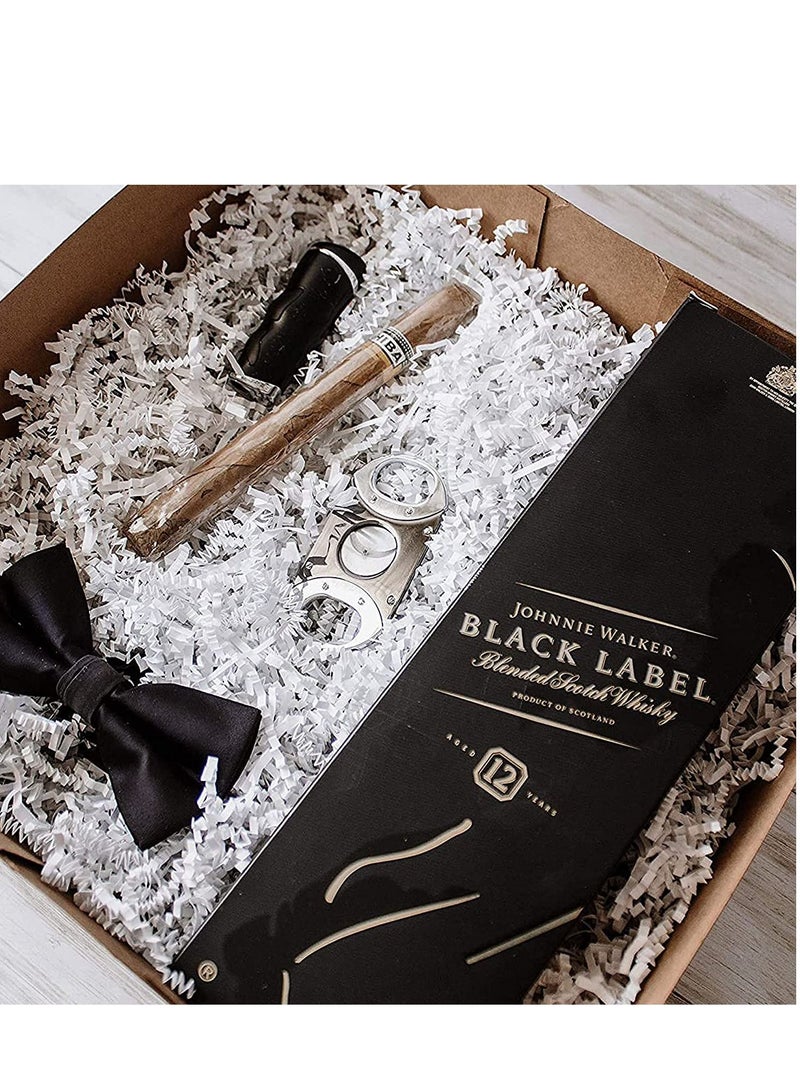 MARKQ Crinkle Cut Shredded Paper Filler for Gift Wrapping Hamper/Basket Filling, Packing Supplies (White) - Image 4