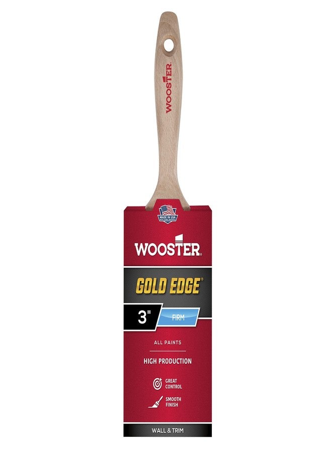 Wooster 5232-3 Edge Varnish, 3 Inch, Gold,White - Image 1
