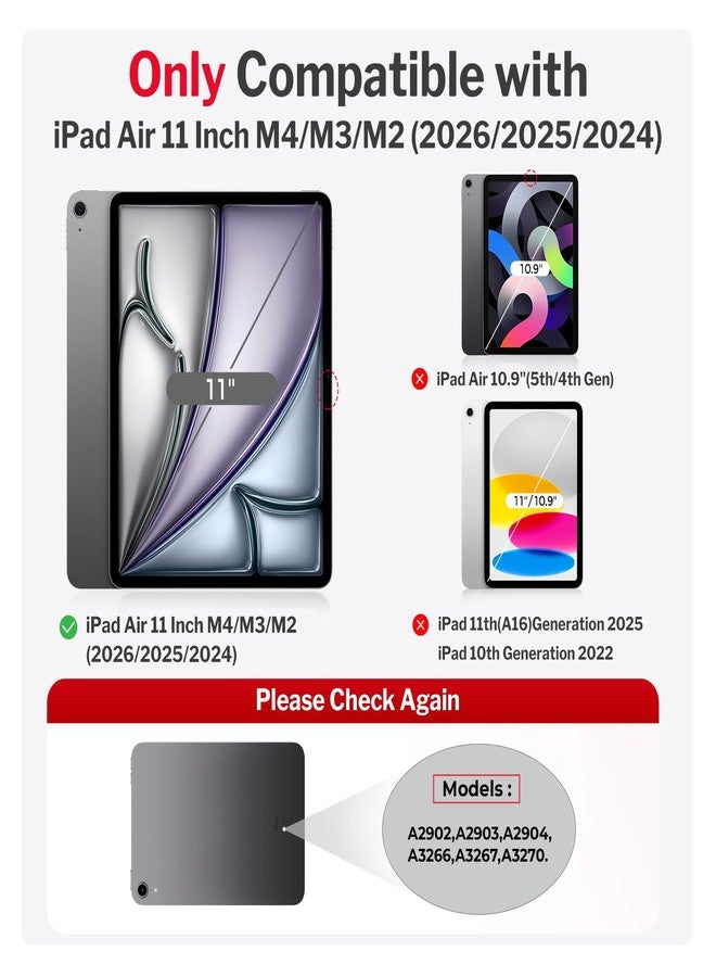 bersem 2 Pack Paperfeel Screen Protector Compatible with iPad Air 11 M3 2025 / M2 2024, Crafted for Natural Writing, Less Reflection, AlignGuard Pro Installation - Image 2