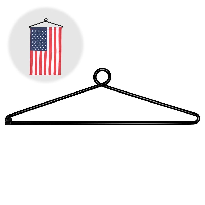 NQ Garden Flag Hanger for Wall - Fits Width Up to 13 inches, Indoor & Outdoor Banner Hanger, House & Mailbox Flag Holder (1 Pack) - Image 1