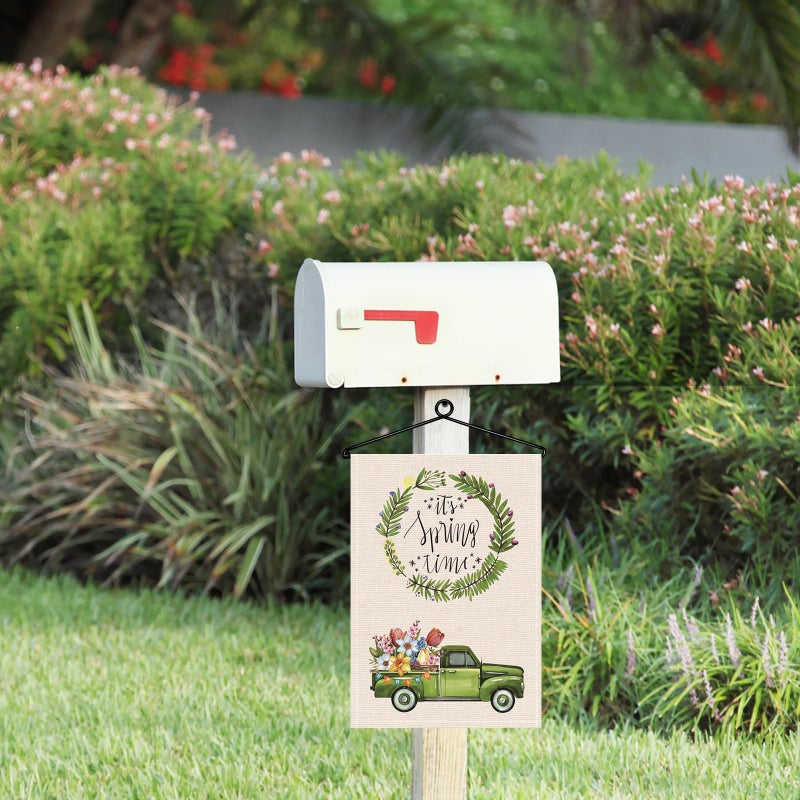 NQ Garden Flag Hanger for Wall - Fits Width Up to 13 inches, Indoor & Outdoor Banner Hanger, House & Mailbox Flag Holder (1 Pack) - Image 4