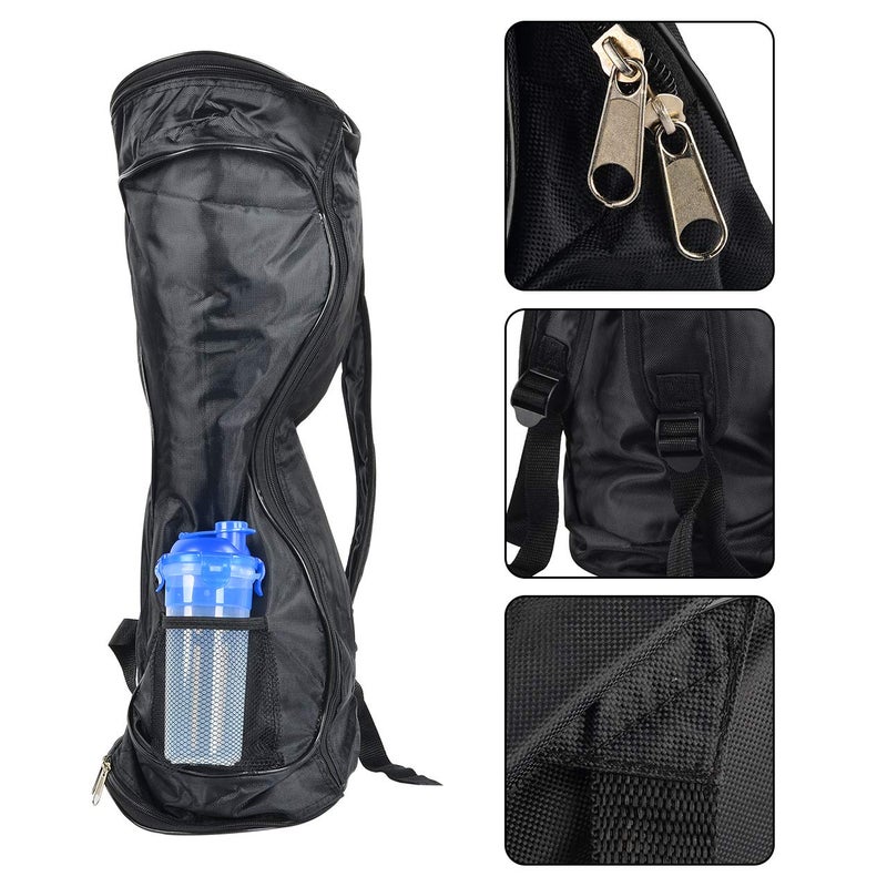 COSMOS Cosmos Portable Waterproof Carrying Bag Backpack for Two Wheels Self Balancing Smart Scooter Drifting Board, with Adjustable Shoulder Straps and Storage Mesh Pocket (For 8.5" Wheel)  - Image 3