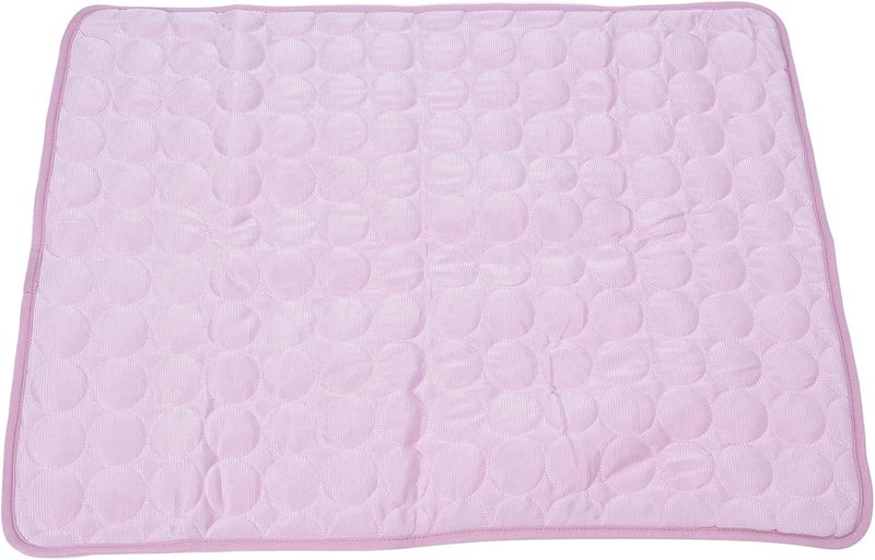 Pet Cooling Mat Roseate Small For Dogs Cats Breathable Ice Silk Pad Comfortable 3 Layer Soft Summer Sleeping Pad - Image 1