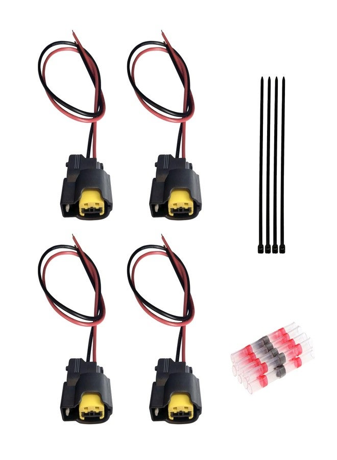 MAMIKO 4 Pcs Ignition Coil Connector Pigtail Plug Harness Fit Hyundai Accent Elantra Sonata Tucson Veloster for Kia Forte Koup Optima Rio Soul 2011-2020 Replaced OE S2928 PT2910 - Image 1