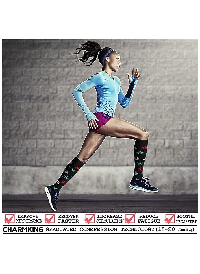 Royee - Copper Compression Socks for Women & Men (7 pairs) - Best Support for Nurses, Running, Hiking and Recovery - Image 1