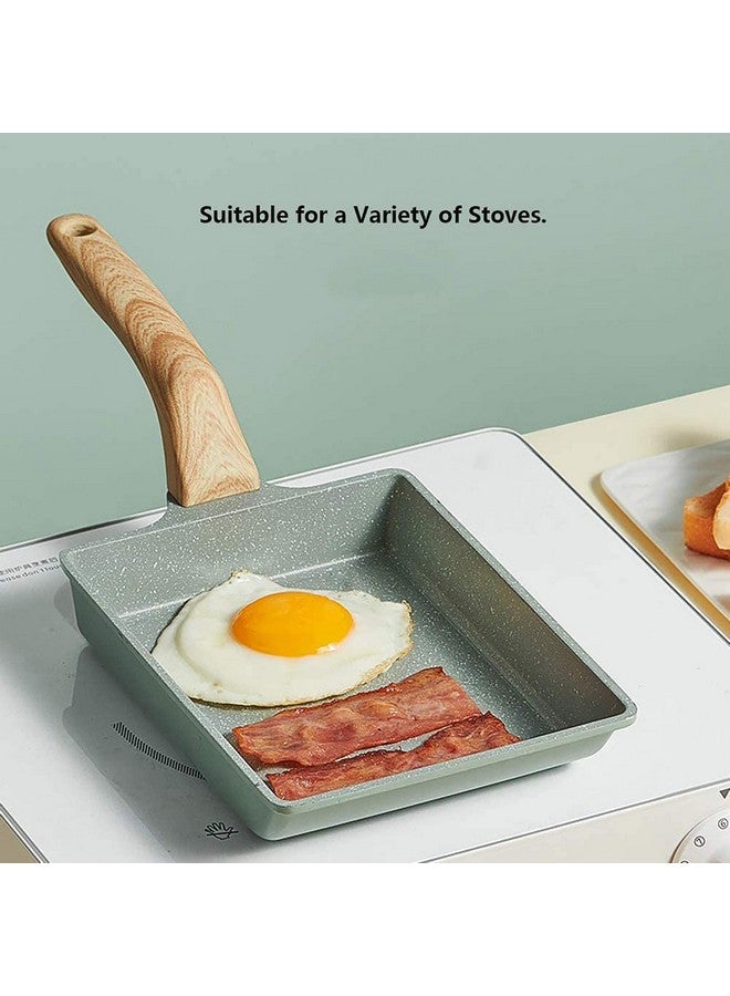 NILKANTH® Japanese Omelette Pan Nonstick Tamagoyaki Egg Pan,Retangle Small Frying Pan,Non-Stick Coating (PFOA Free) - 20 x 15cm - Image 3