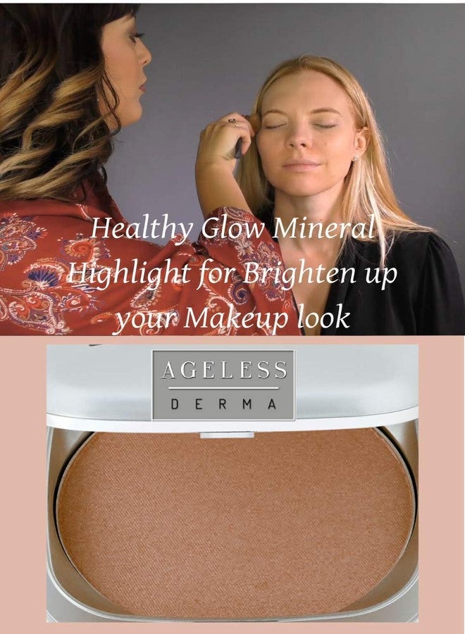 Ageless Derma Healthy Mineral Highlighter powder Makeup. Vegan-Gluten and Paraben Free (Bronze) - Image 2