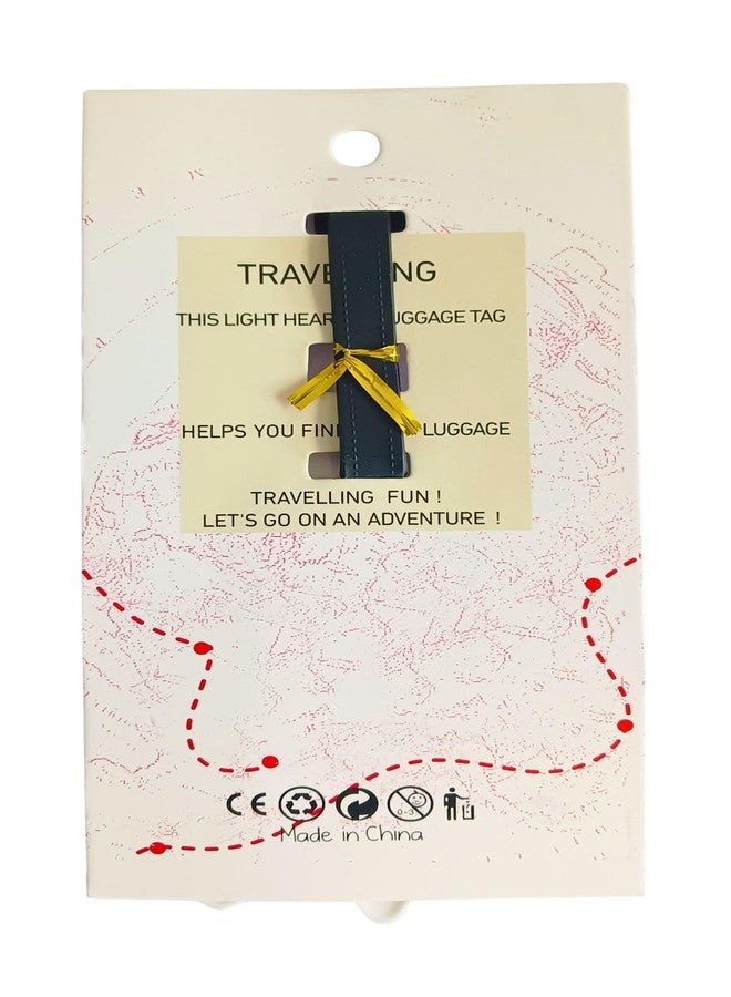 GOLD LEAF Luggage Tags, Colourful Name Tags Silicone Suitcase Labels Tags Business Suitcase ID Tag Travel Baggage Identity ID Labels Handbag Tag Labels for Kids Men Women Girls Boys (Blue) - Image 5