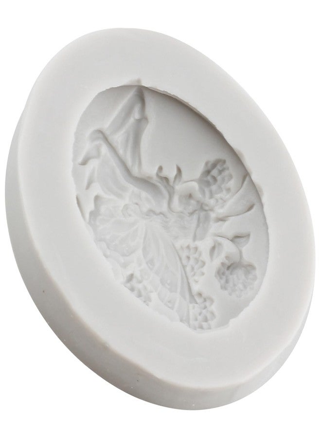YANQINMS Fairies Angle Silicone Mold Flower Fairy Fondant Mold For Sugar Cake Decorating Cupcake Topper Chocolate Gum Paste Candy Polymer Clay - Image 5
