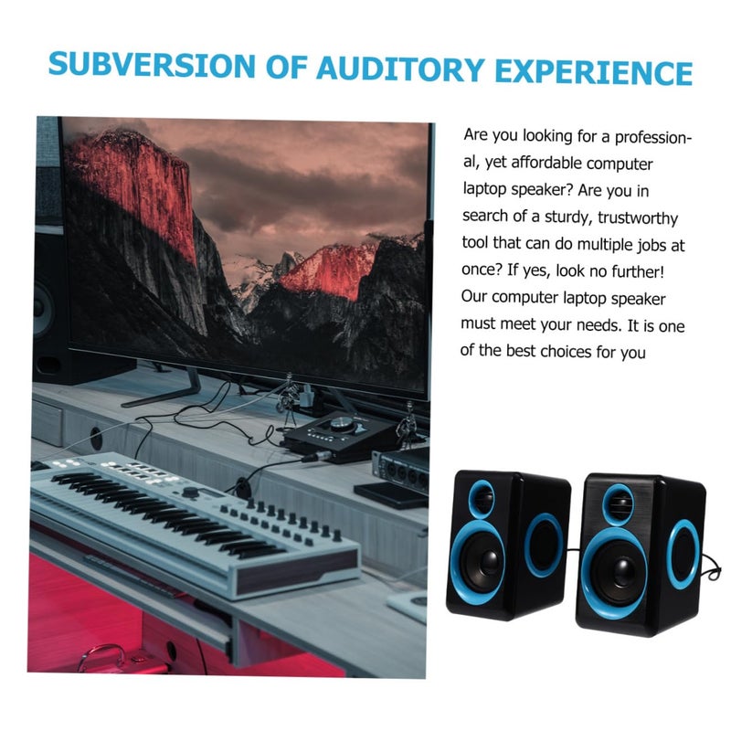 Mini USB 2.0 Portable Speaker Loudspeaker Box for Laptop Desktop Home Office Audio Multimedia Use - Image 4