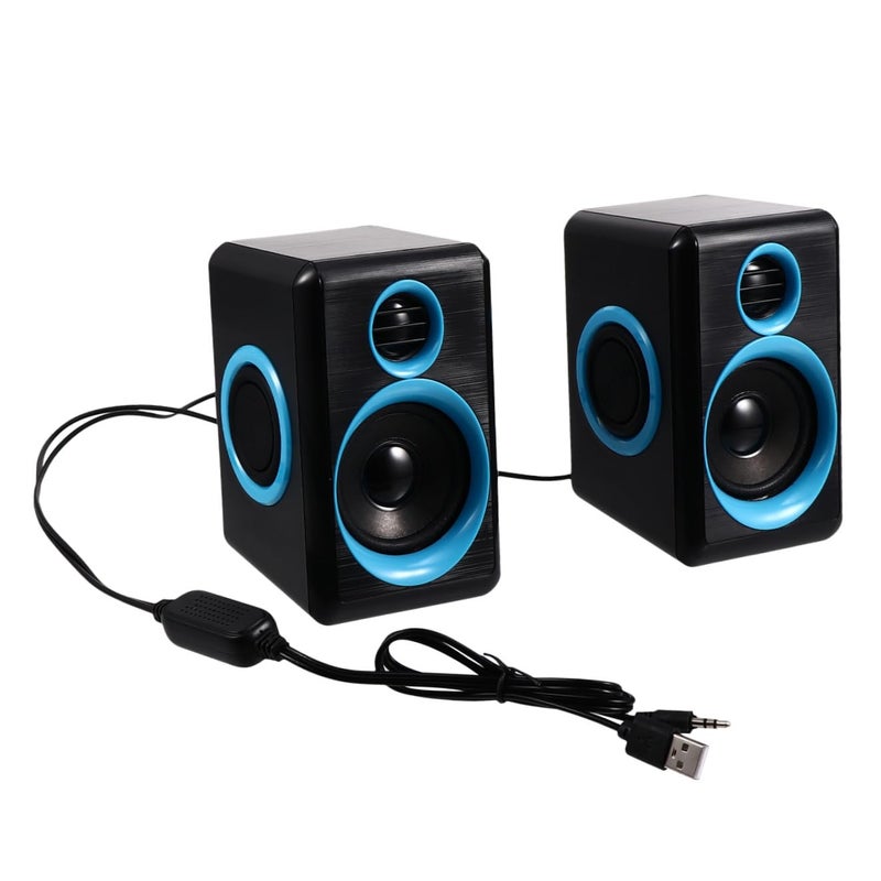 Mini USB 2.0 Portable Speaker Loudspeaker Box for Laptop Desktop Home Office Audio Multimedia Use - Image 2