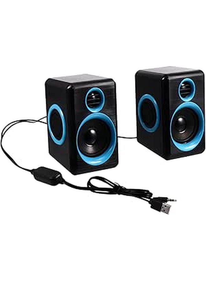 Mini USB 2.0 Portable Speaker Loudspeaker Box for Laptop Desktop Home Office Audio Multimedia Use - Image 1