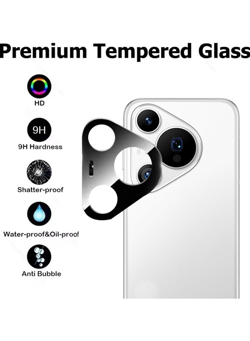 (2+2 pieces) Compatible with Huawei Pura 80 Pro 5G 2025 privacy screen protector, featuring camera lens protection, tempered glass, 【anti-spy】【9H hardness】【bubble-free】【scratch-resistant】 - Image 4