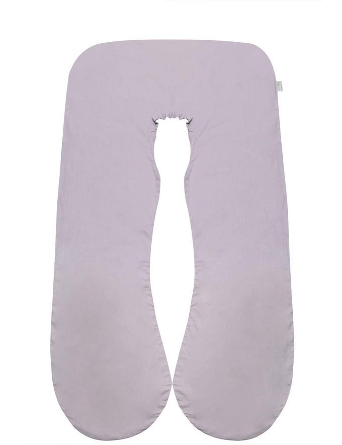 PREGNANCY PILLOW COVERU SHAPED PILLOW COVERPREGNANCY PILLOW CASEMATERNITY PILLOW CASEPILLOWCASE WITH REMOVABLE COTTON COVER 57X30 INCH FOR PREGNANCY PILLOW GRAY