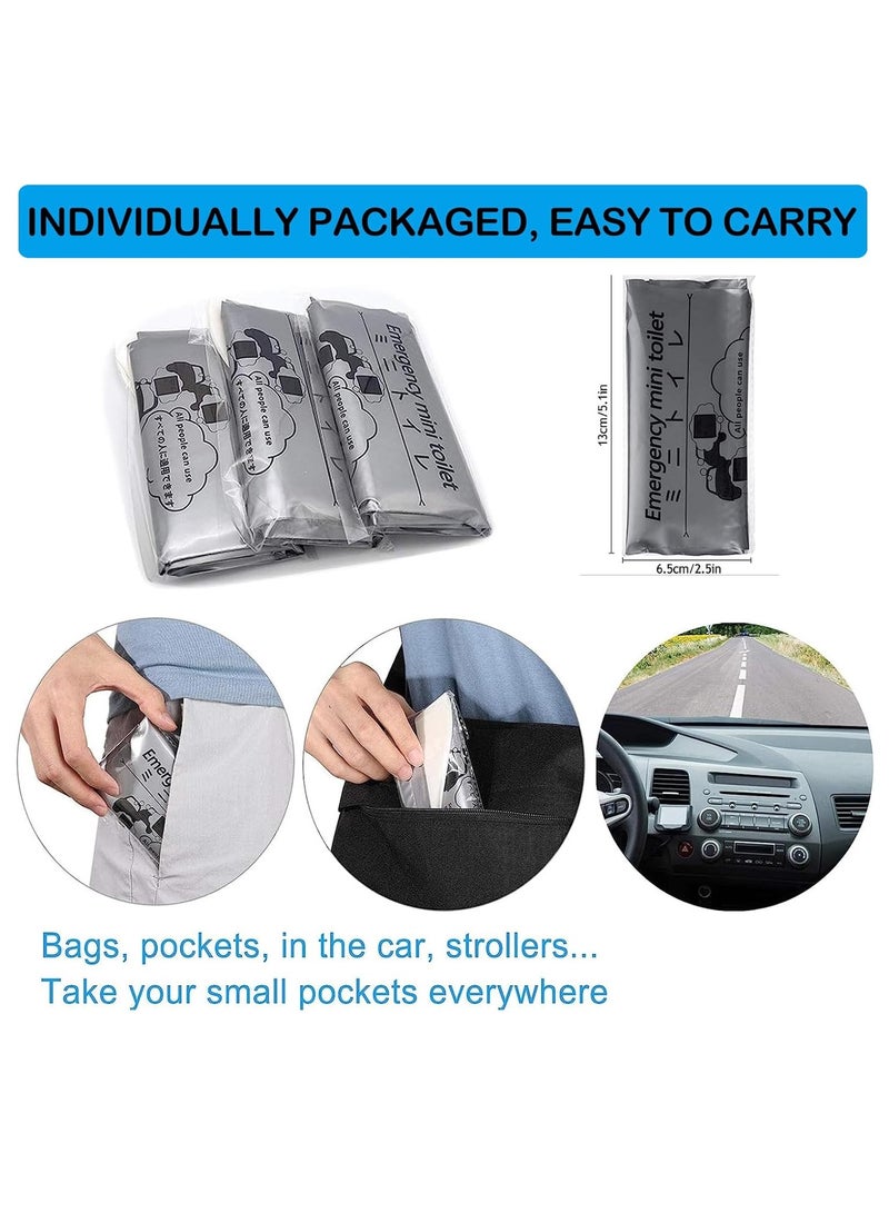 Generic Disposable Emergency Urinal Bag, 20 Pack Portable Camping Pee Bags, Travel Pee Bags, Traffic Jam Emergency Portable Urine Bag, Vomit Bags, for Men Women Kids Children Patient  - Image 5