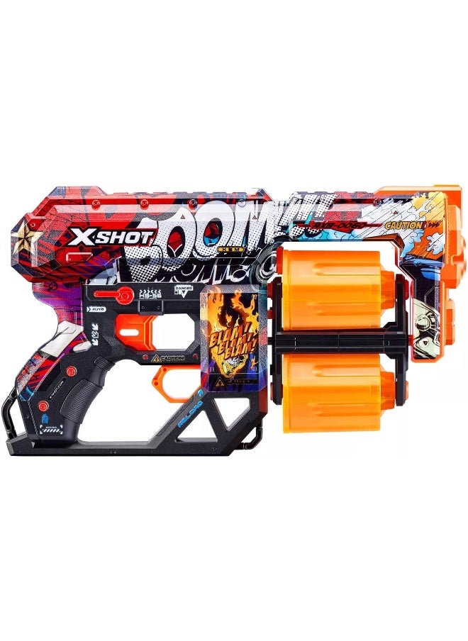 Zuru X-Shot Skins Dread Boom - Action Aiming Game For Kids, Teen, Adults Boys & Girls, Outdoor Holiday Activities, Gifts For Kids Ages 8+  - Image 1