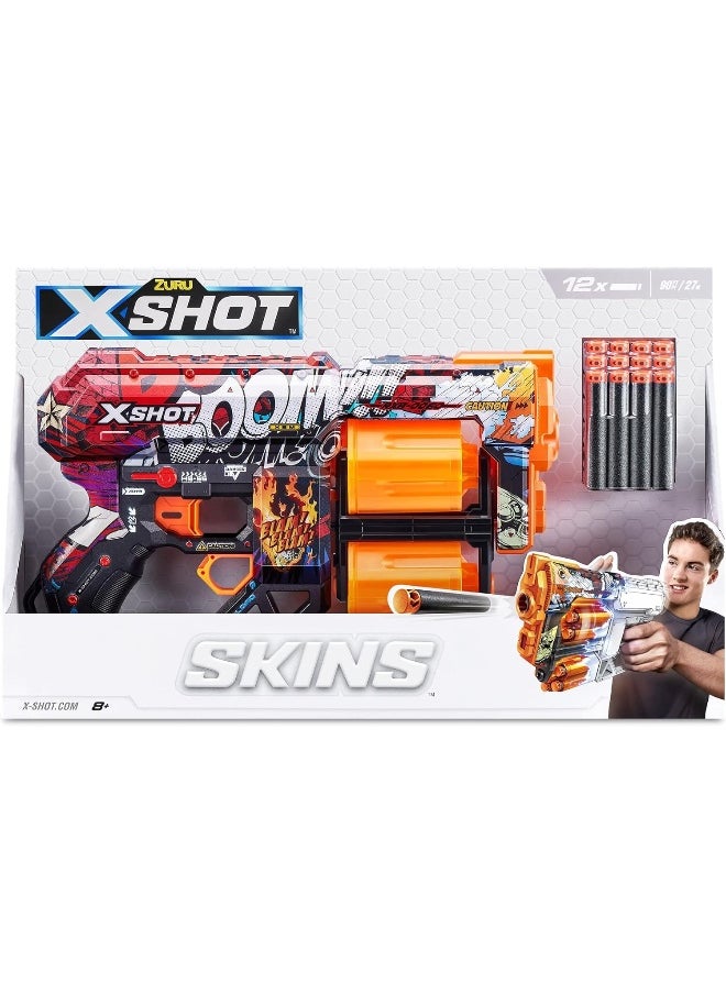 Zuru X-Shot Skins Dread Boom - Action Aiming Game For Kids, Teen, Adults Boys & Girls, Outdoor Holiday Activities, Gifts For Kids Ages 8+  - Image 3
