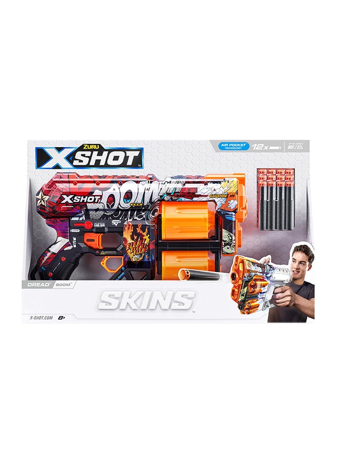 Zuru X-Shot لعبة سكins دريد بوم - لعبة تصويب أكشن للأطفال والمراهقين والبالغين الأولاد والبنات، أنشطة خارجية للعطلات، هدايا للأطفال الذين تتراوح أعمارهم بين 8 فما فوق  - Image 1
