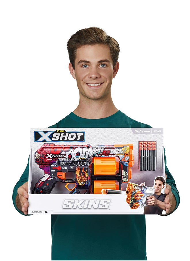 Zuru X-Shot لعبة سكins دريد بوم - لعبة تصويب أكشن للأطفال والمراهقين والبالغين الأولاد والبنات، أنشطة خارجية للعطلات، هدايا للأطفال الذين تتراوح أعمارهم بين 8 فما فوق  - Image 3