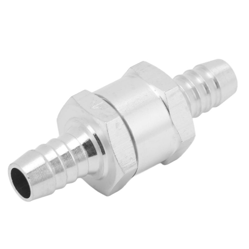 Non Return One Way Check Valve Aluminum Alloy Universal for Fuel Gasoline Oil Petrol Diesel Water10mm/0.39in - Image 3