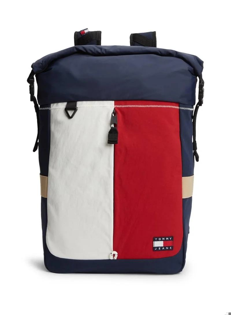 Tommy Jeans Archive Textile Easy Access Flap Backpack