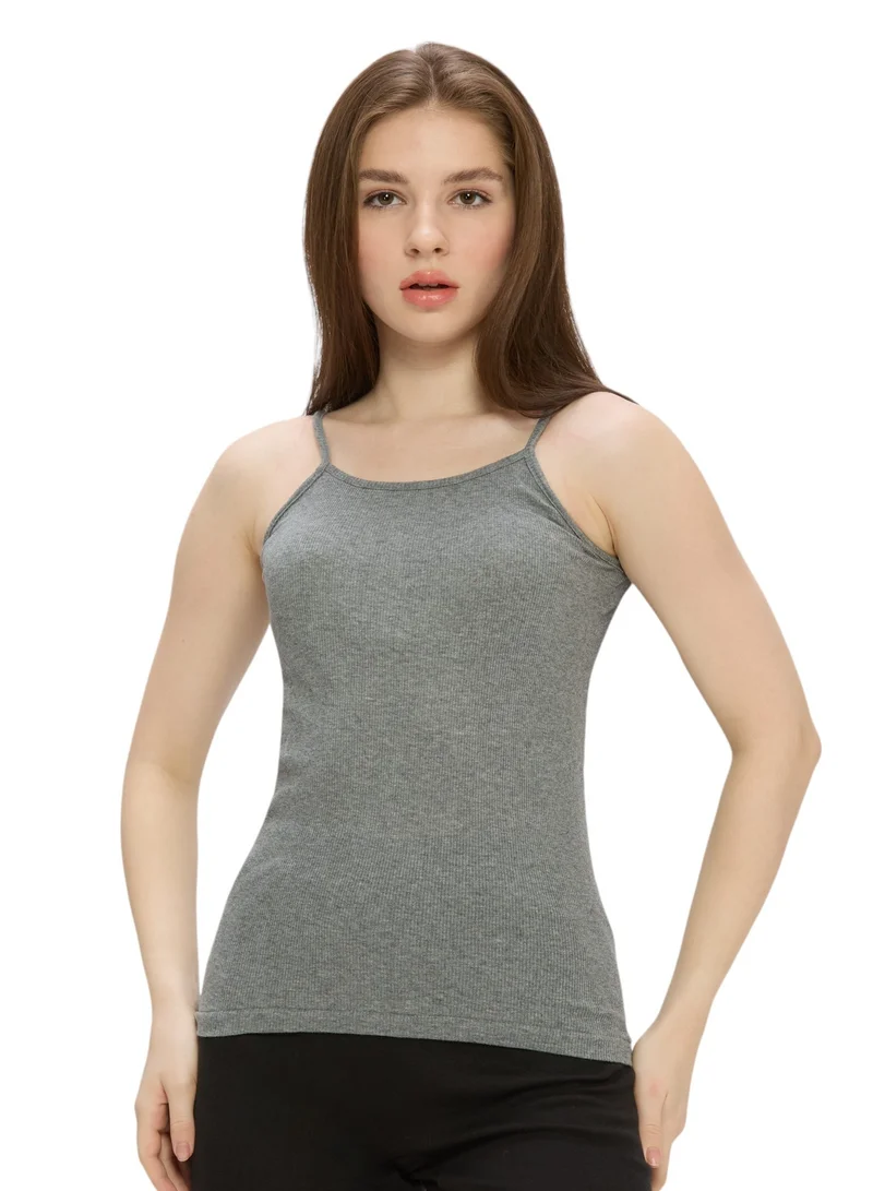 BYC WOMEN'S COTTON CAMISOLE - GREY
