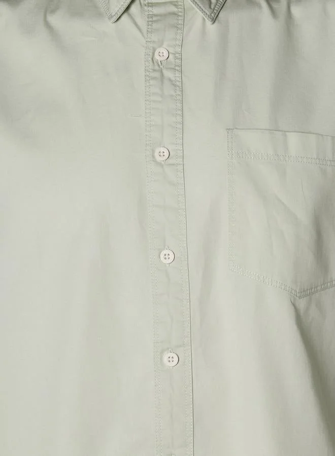 Lee Cooper  Lee Cooper Men Regular Fit Collared Long Sleeve Shirt for Men | Best Price UAE
