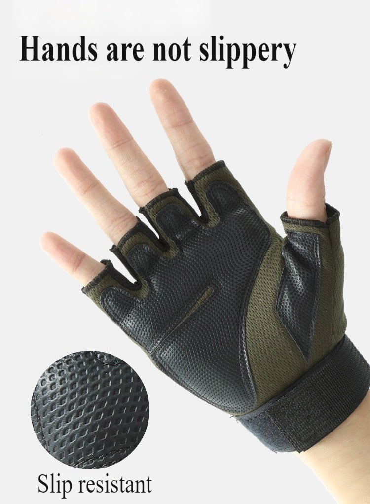 إنها مناسبة للتدريبات الرياضية ، وركوب الدراجات ، والجري ، وللجنسين ، وقفازات اللياقة البدنية متعددة الوظائف ، وقفازات رفع الأثقال ، وقفازات اللياقة البدنية غير القابلة للانزلاق والمقاومة للاهتراء ، - Image 2