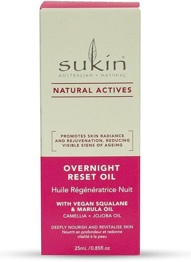 Sukin Sukin Natural Actives Overnight Reset Oil, Promotes Skin Radiance & Rejuvenation  - Image 2