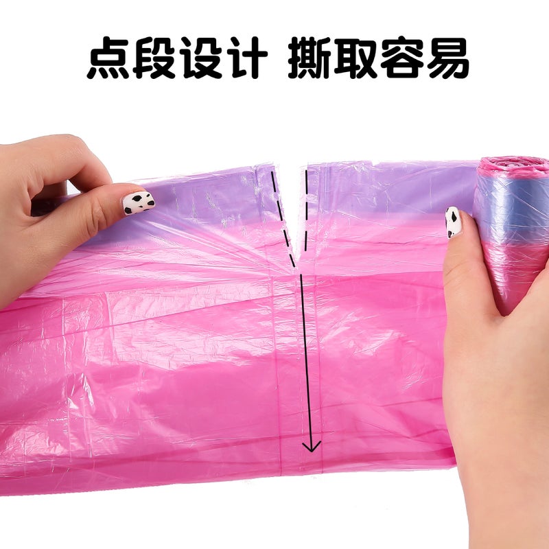 Thickened Drawstring Garbage Bag Automatic Closing Disposable Black Garbage Bag Spot Factory A Generation Of Hair - Image 5