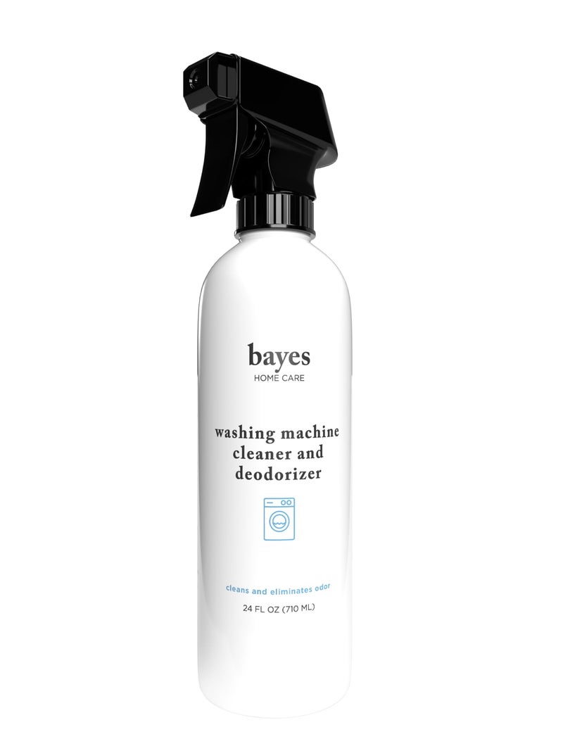 Bayes Washing Machine Cleaner & Deodorizer - Cleans and Eliminates Odors for Fresh Smelling Laundry - 24 Ounce - Image 1