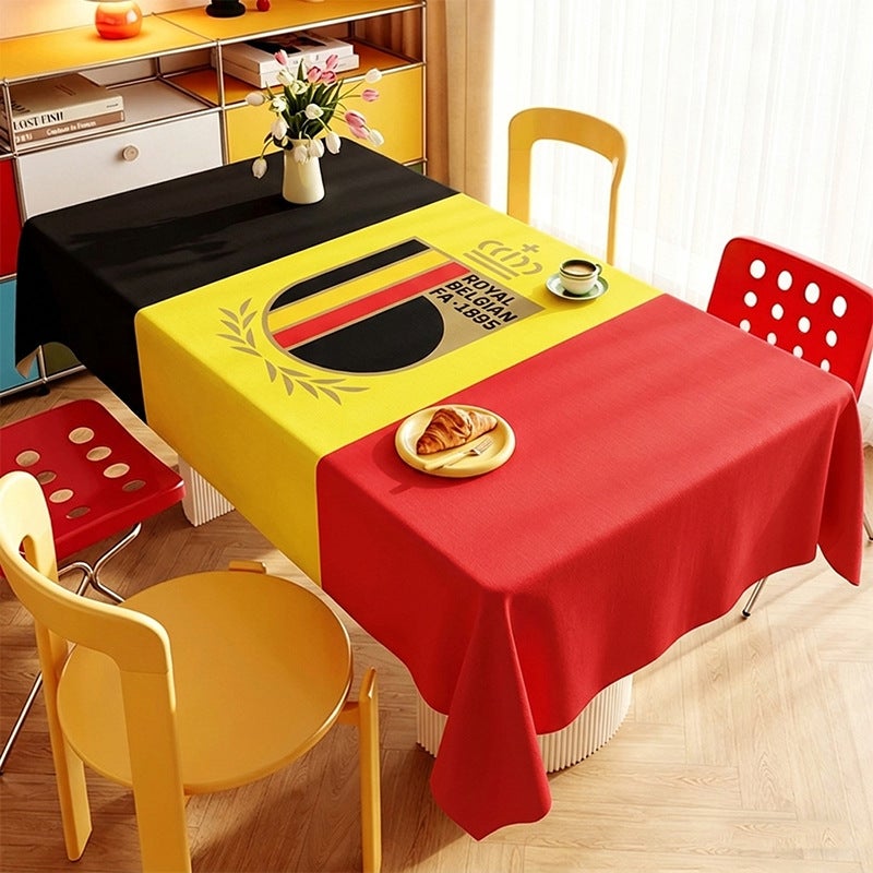 World Cup Themed Flag Tablecloth - Party Decorations for Restaurants & Gatherings