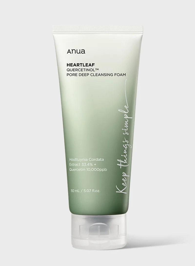 Anu Heartleaf Quercetinol Pore Deep Cleansing Foam 150Ml