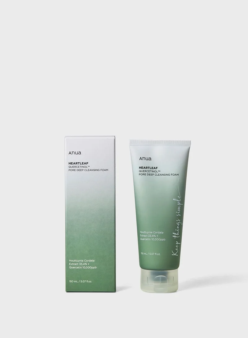 Anu Heartleaf Quercetinol Pore Deep Cleansing Foam 150Ml