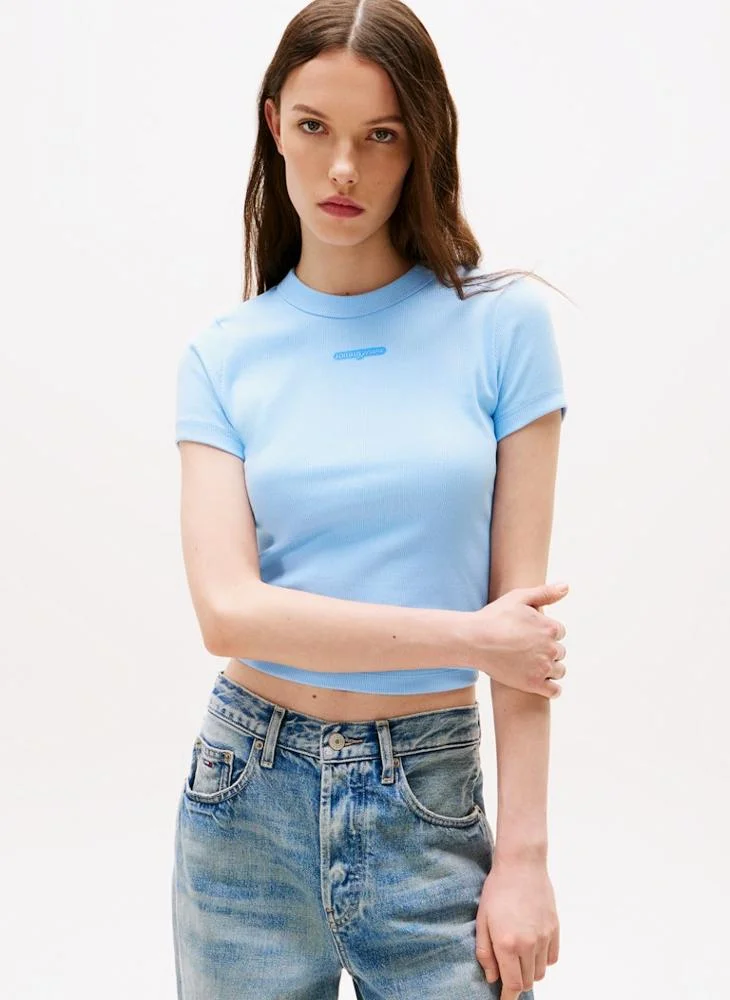 تومي جينز Logo Crew Neck T-Shirt