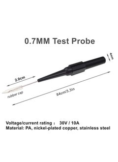 Generic 10 Pack Auto Repair Test Probe, Back Probe kit,Test Leads Probes 4mm Banana Plug,utomotive Diagnostic Test Accessories Repair Tools Needle 0.7mm (Red and Black)  - Image 4