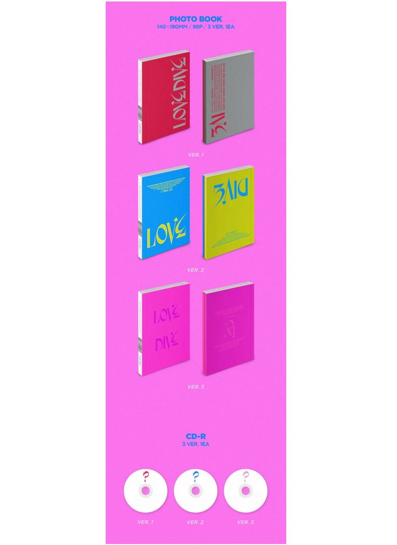 Starship Entertainment IVE 2nd Single Album Kpop CD with Photobook Photocard and Heart Hologram Card  - Image 2