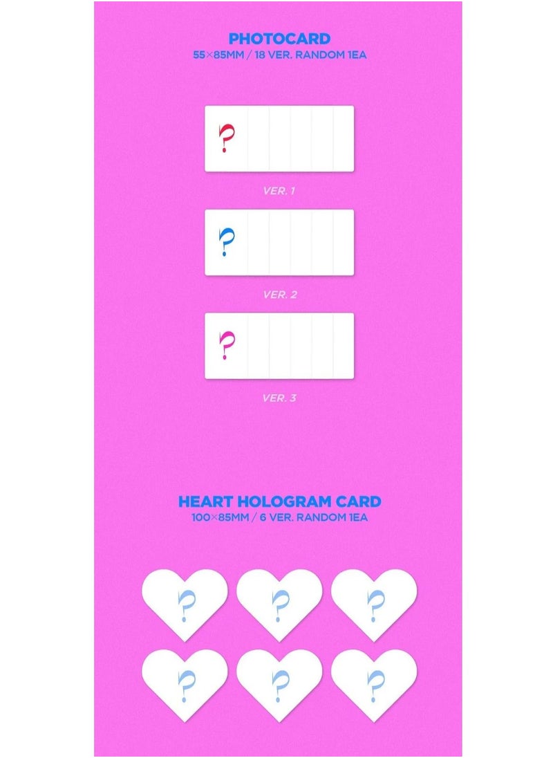 Starship Entertainment IVE 2nd Single Album Kpop CD with Photobook Photocard and Heart Hologram Card  - Image 3