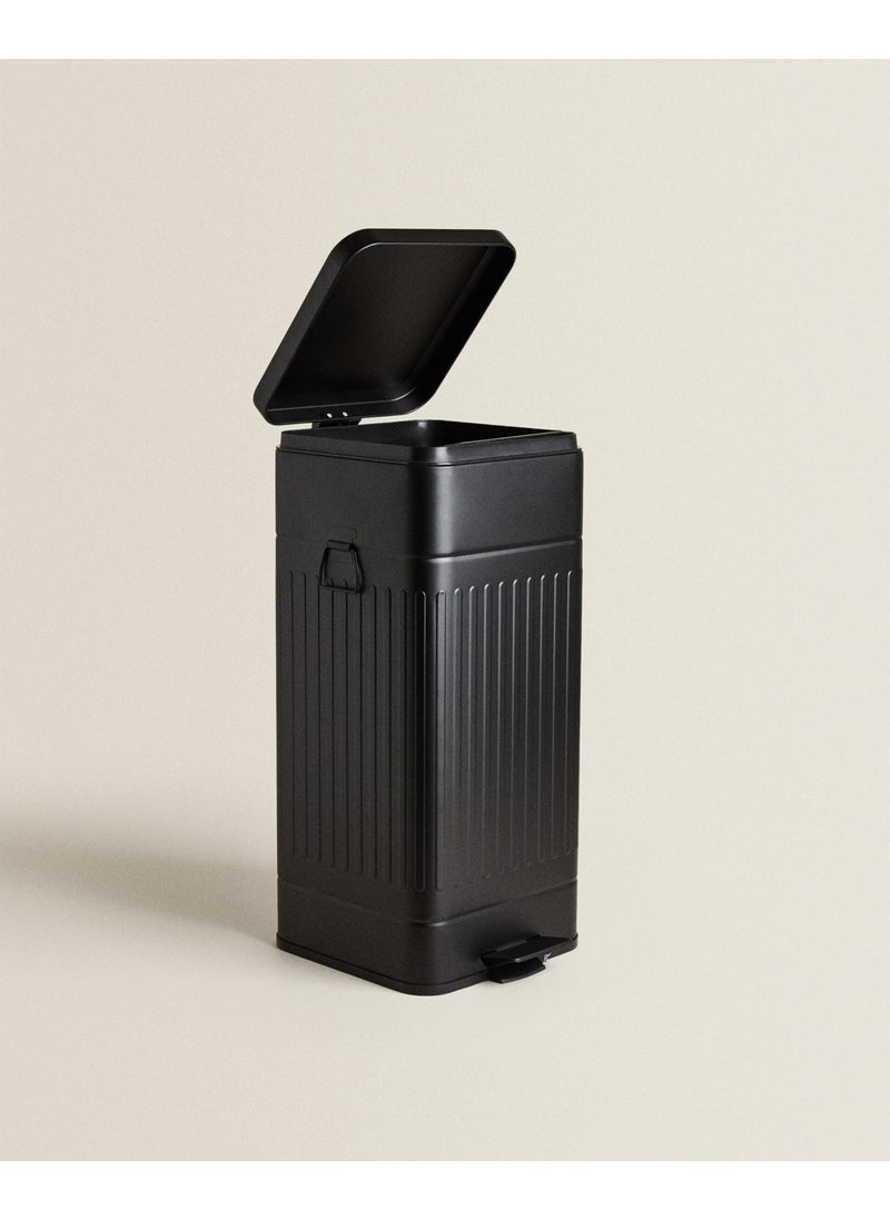 Zara Home - Large Kitchen Trash Can (27 x 64 x 27 Cm) Black - Image 1