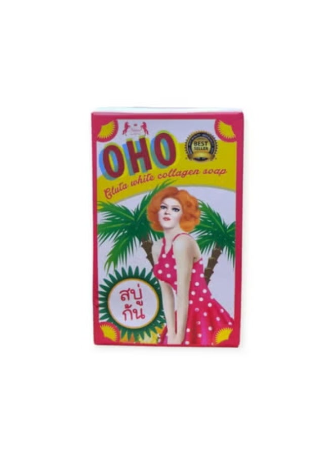 أوهو صابون جلوتا وايت بالكولاجين 100 جرام - Image 2
