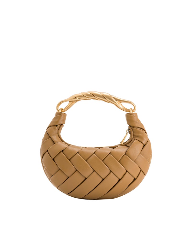 JW PEI Orla Weave Handbag - Brown - Image 1