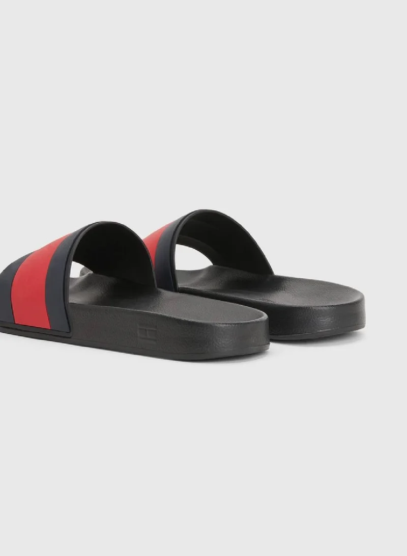 TOMMY HILFIGER Rubber Flag Pool Slides