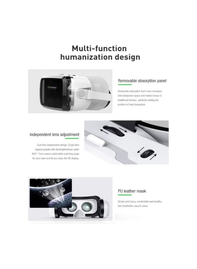 Virtual Reality Stereo Headset 3D Glasses With Anti Blue Light - Image 2