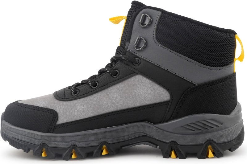 Cool Alfa Black-Yellow Rubber Sole Boy Softshell Outdoor Boots - Image 3